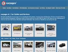 Tablet Screenshot of carpages.co.uk
